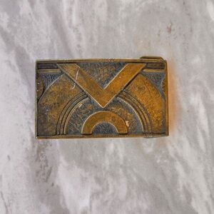 1975 Brass Belt Buckle